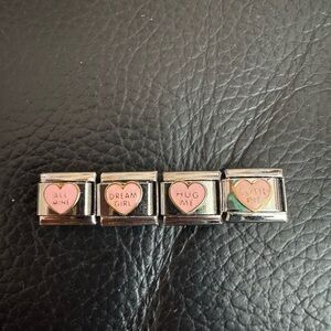 Love notes - Italian Charm Link Bundle of 4